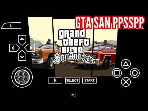 GTA San Andreas PPSSPP ISO Zip File Download (GTA SA)